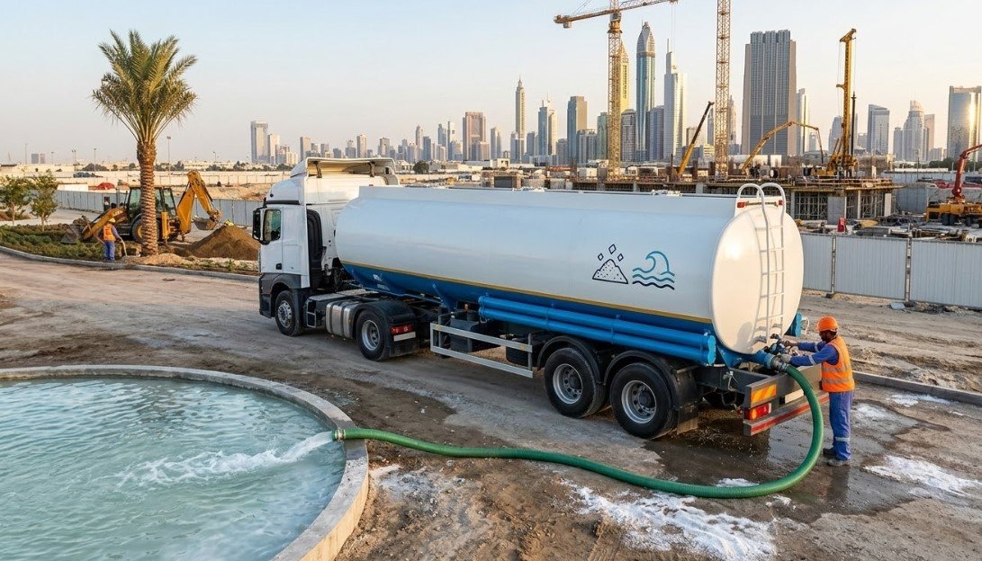 Reliable & 24/7 Salt Water Tanker Delivery Across Dubai