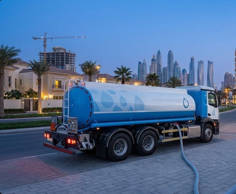 Reliable & 24/7 Sweet Water Tanker Delivery Across Dubai